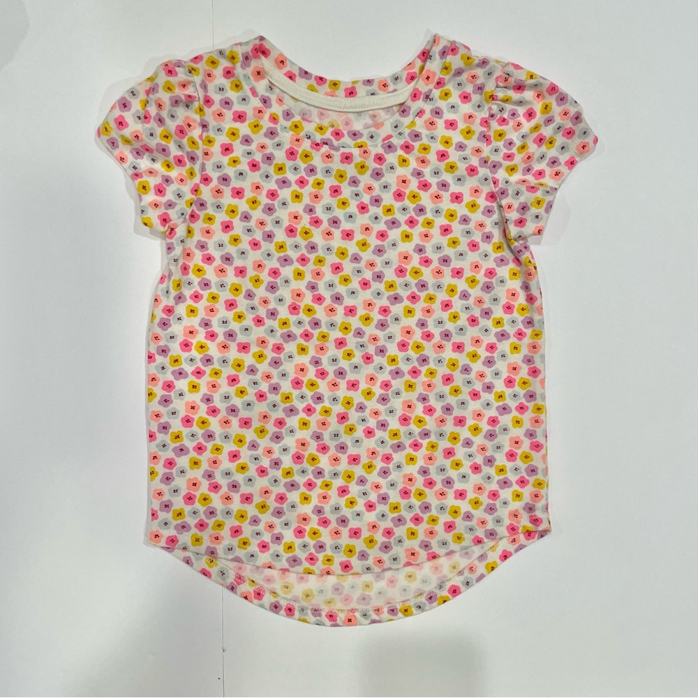 Cat & Jack Girls’ Short-Sleeve Tops – Size 4T (Set of 3) - Picture 2 of 4